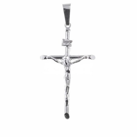 Krzyżyk srebrny z wizerunkiem Jezusa O102