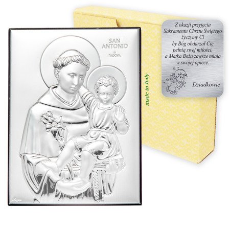 Obrazek srebrny Święty Antoni z Padwy 307804