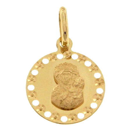Złoty medalik pr. 585  M.B. Częstochowska ZM125